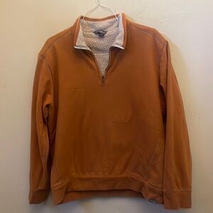 Eddie Bauer Sherpa Lined quarter zip Pulloversize ! Men’s Medium